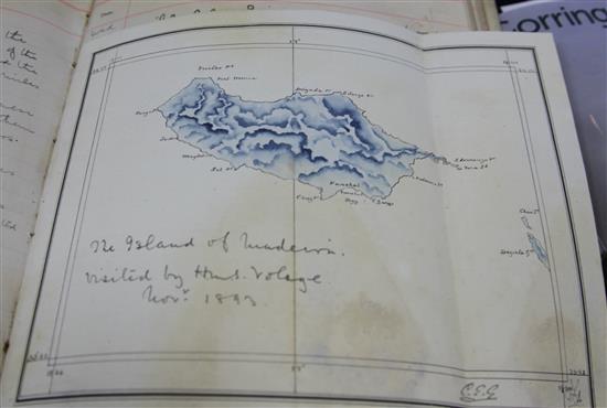 Naval Interest - log and journal kept by Midshipman Frederick Luscombe Attenborough (1875-1951)